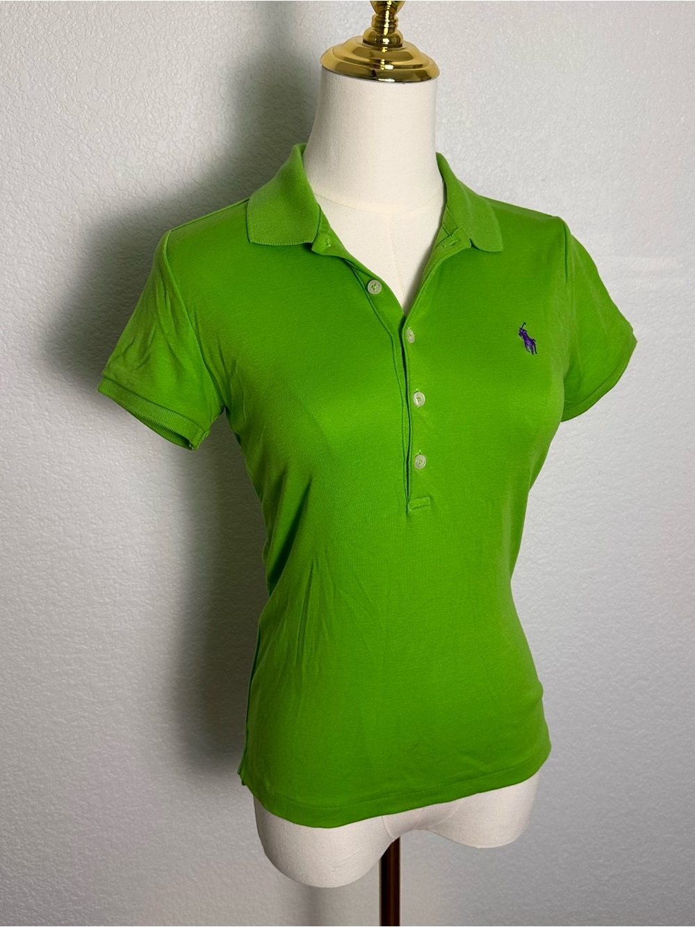 Ralph Lauren Bright Lime Green Short-Sleeve Polo